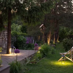 Moderne buitenlamp lantaarn inclusief LED draadloos><noscript><img width=