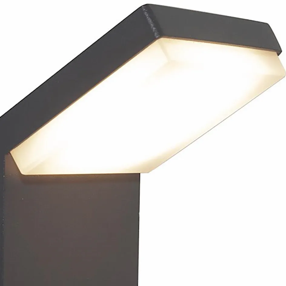 Moderne buitenlamp wand inclusief geïntegreerd LED>Straluma Discount