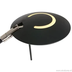 Moderne bureaulamp zwart met dimbaar LED></noscript>Straluma Sale
