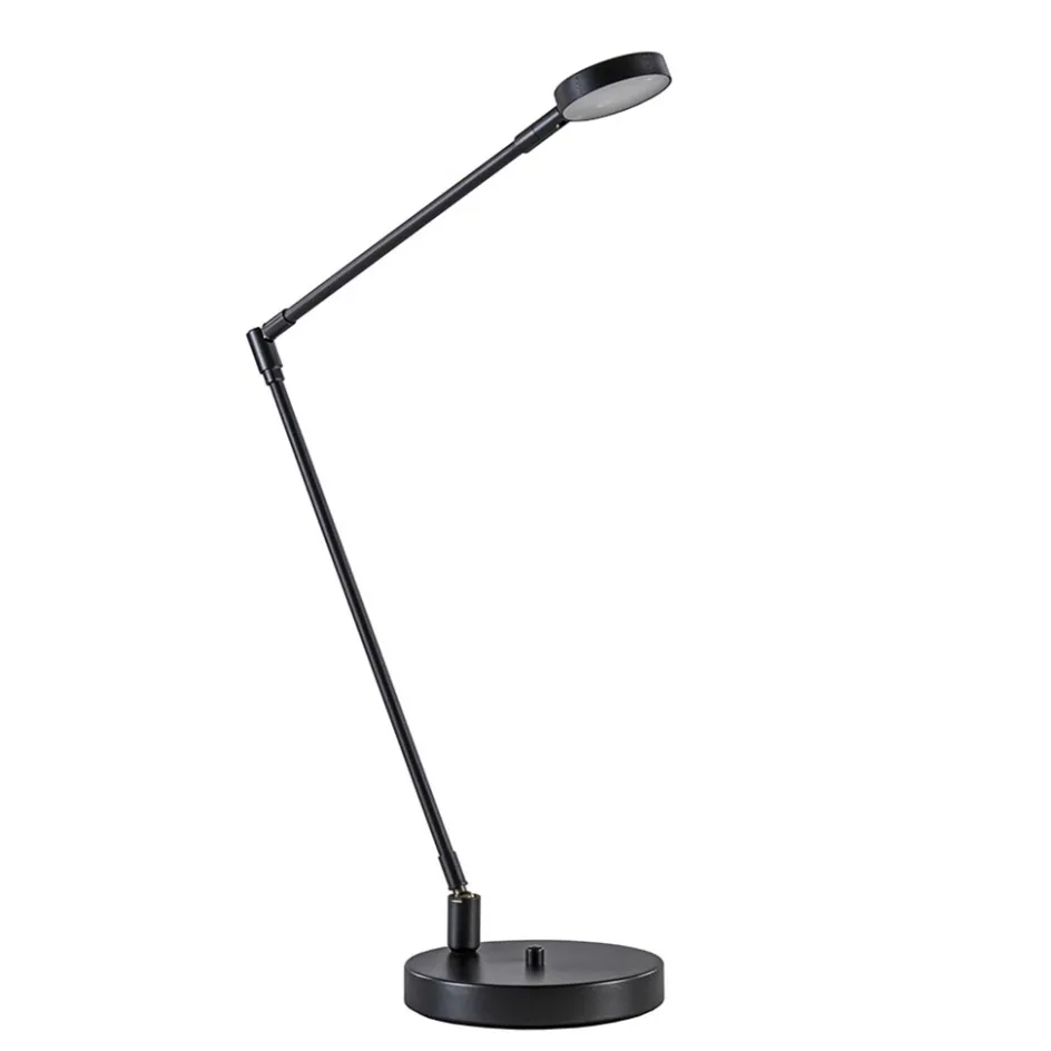 Moderne bureaulamp zwart staal met dimbaar LED>Straluma Sale