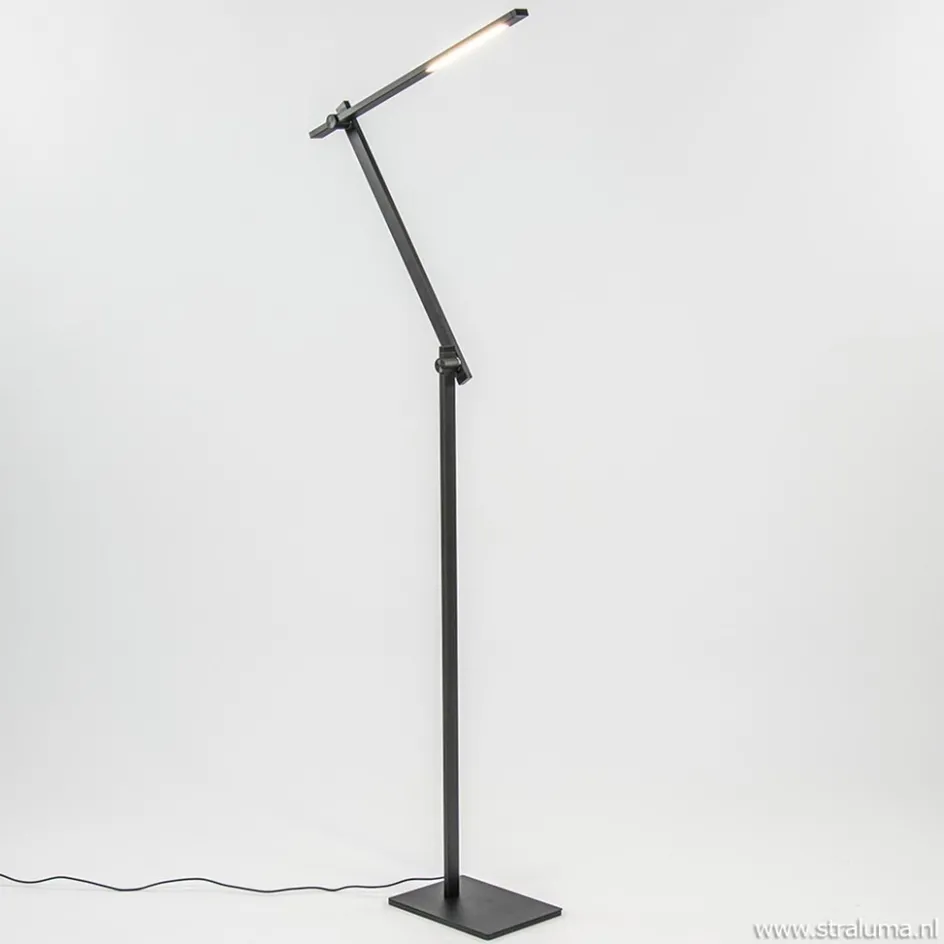 Moderne design vloer/leeslamp met dimbaar LED>Straluma