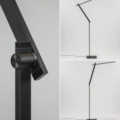 Moderne design vloer/leeslamp met dimbaar LED><noscript><img width=