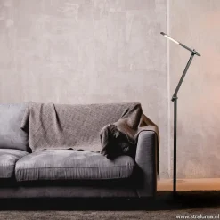 Moderne design vloer/leeslamp met dimbaar LED><noscript><img width=