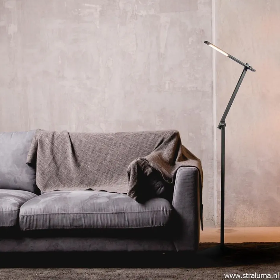 Moderne design vloer/leeslamp met dimbaar LED>Straluma
