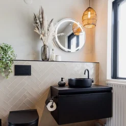 Moderne draad hanglamp Meya zwart met goud></noscript>Straluma Best