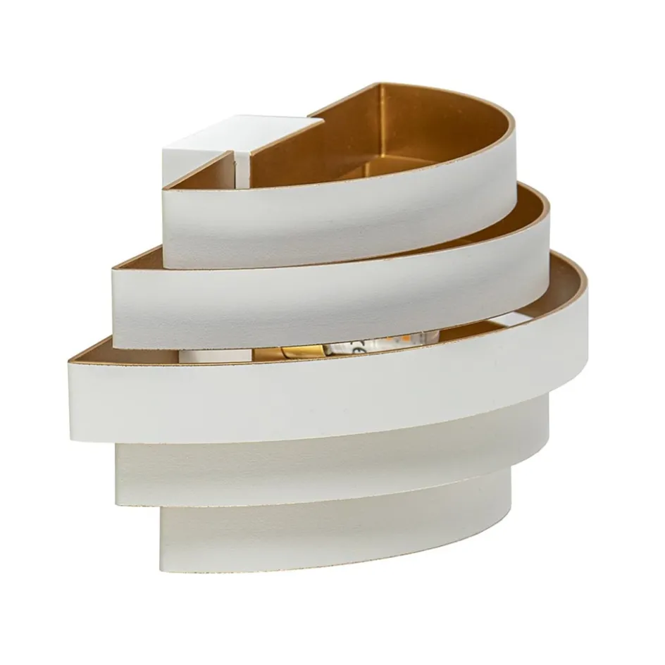 Moderne G9 wandlamp wit met goud>Straluma Sale