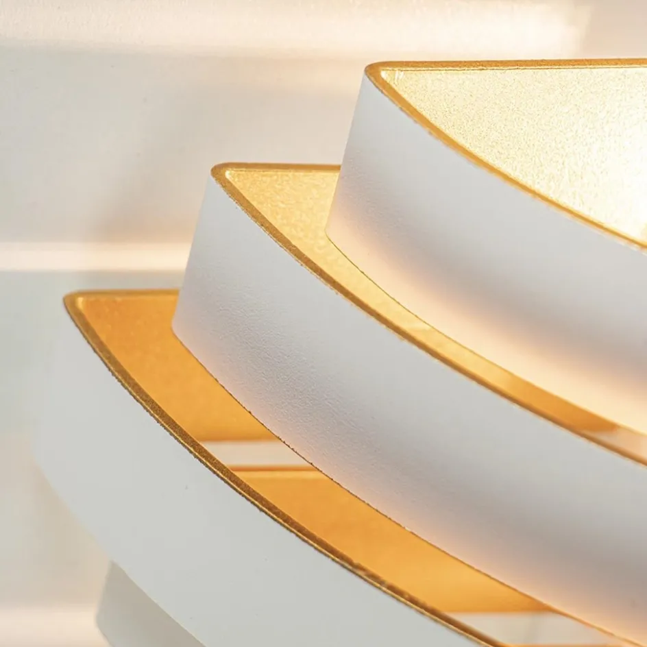 Moderne G9 wandlamp wit met goud>Straluma Sale