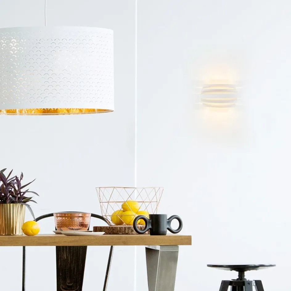 Moderne G9 wandlamp wit met goud>Straluma Sale