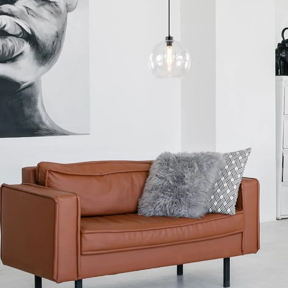 Moderne hanglamp met helder glas 30 cm>Straluma Online