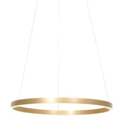 Moderne hanglamp ring goud met geïntegreerd LED>Straluma New