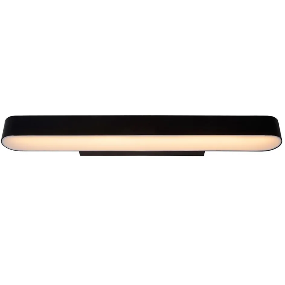 Moderne LED badkamer wandlamp zwart 60 cm>Straluma