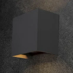 Moderne LED buitenlamp rechthoekig zwart IP65><noscript><img width=