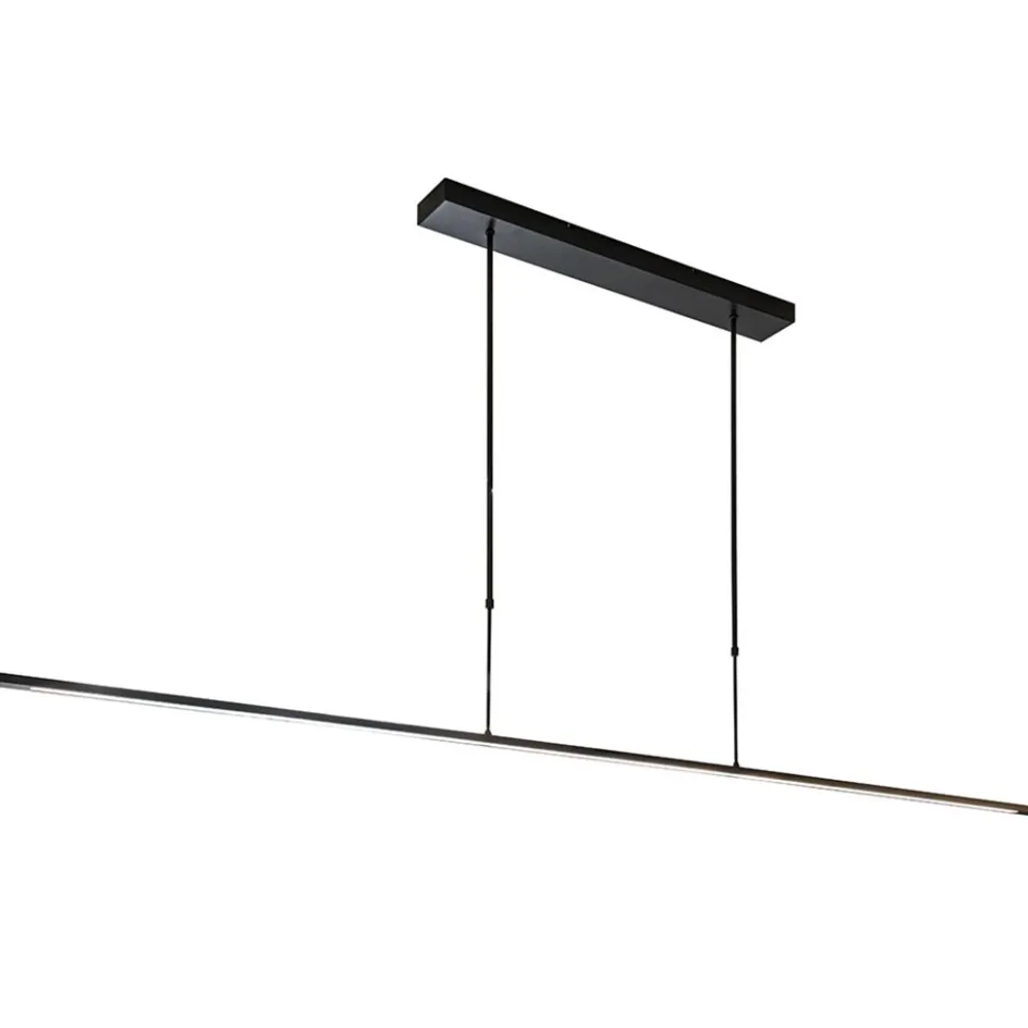 Moderne LED design hanglamp balk 200 cm zwart>Straluma