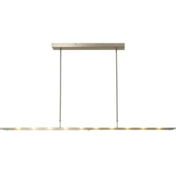 Moderne LED hanglamp nikkel met helder glas>Straluma Discount