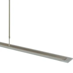 Moderne LED hanglamp nikkel met helder glas><noscript><img width=