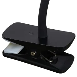 Moderne LED klemlamp zwart inclusief dimbaar LED><noscript><img width=