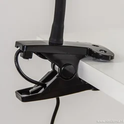 Moderne LED klemspot leeslamp zwart><noscript><img width=