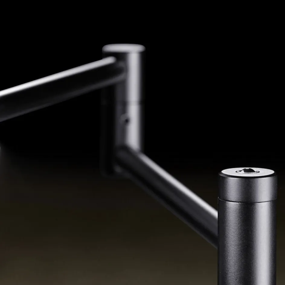 Moderne LED leeslamp vloerlamp zwart dimbaar>Straluma Outlet