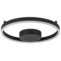 Moderne LED plafond/wandlamp ring zwart>Straluma Sale