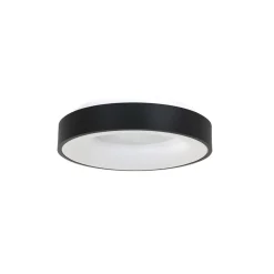 Moderne LED plafonnière zwart rond 30 cm>Straluma Discount