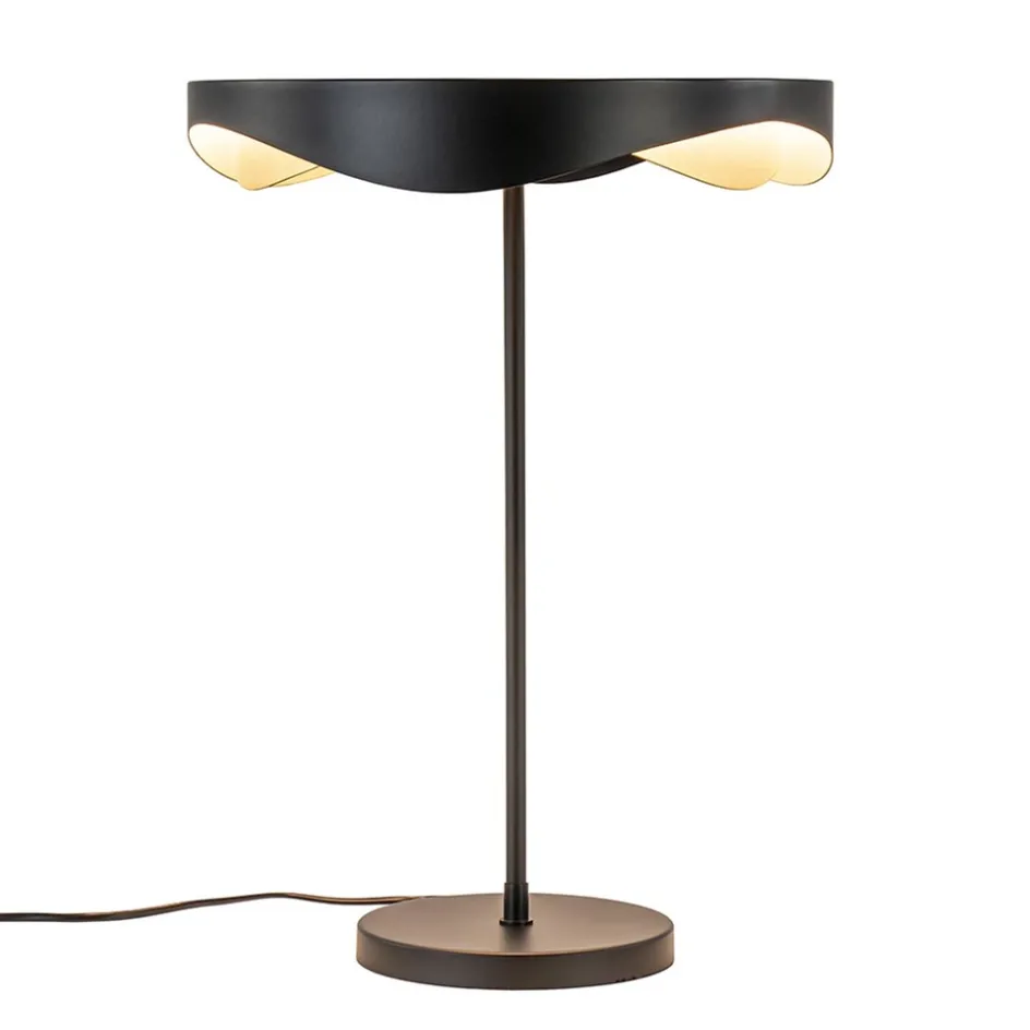 Moderne LED tafellamp zwart met goud dimbaar>Straluma Best