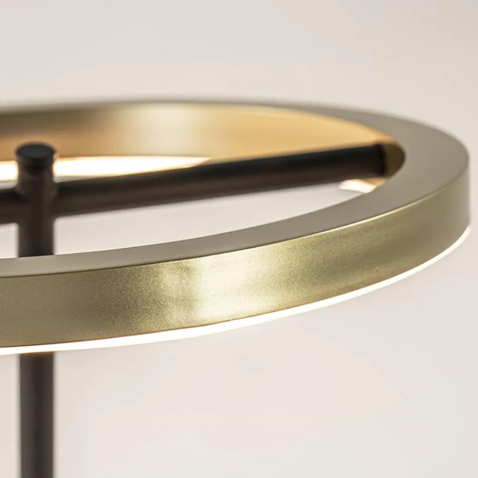 Moderne LED tafellamp zwart/goud dimbaar>Straluma Best