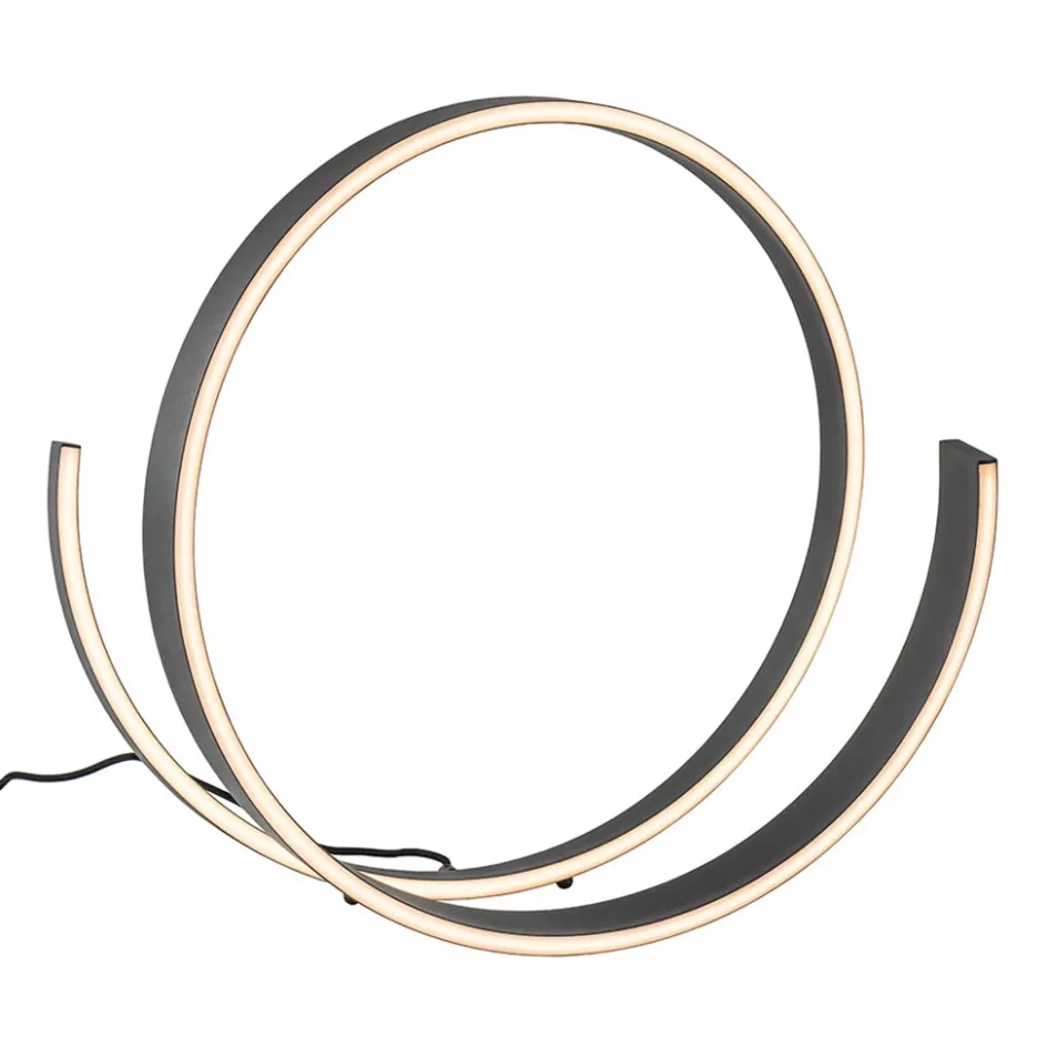 Moderne LED tafellamp zwart met dim to warm functie>Straluma New