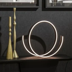 Moderne LED tafellamp zwart met dim to warm functie><noscript><img width=