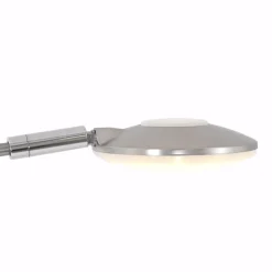 Moderne LED vloerlamp 5-lichts geborsteld staal dimbaar><noscript><img width=