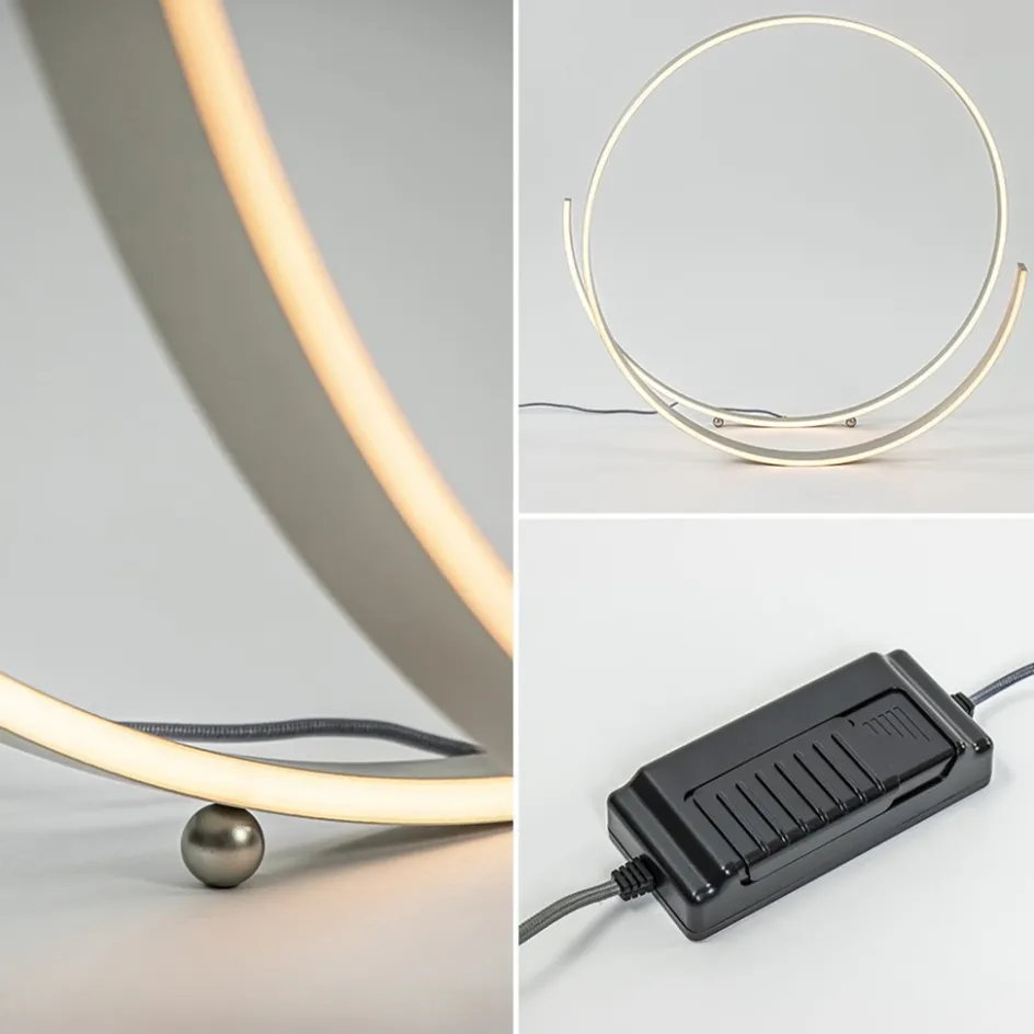 Moderne LED vloerlamp nikkel dimbaar>Straluma Clearance