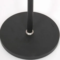 Moderne LED vloerlamp op accu zwart dimbaar><noscript><img width=