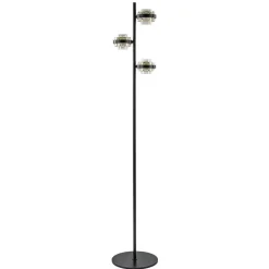 Moderne LED vloerlamp zwart/champagne dimbaar>Straluma Sale