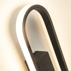 Moderne LED wandlamp zwart><noscript><img width=