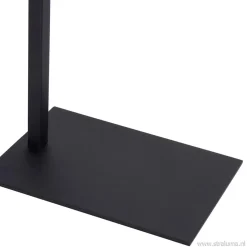 Moderne lees/vloerlamp mat zwart met brons><noscript><img width=