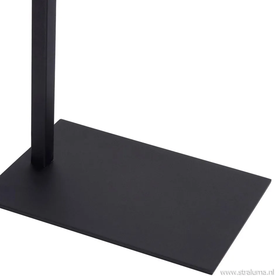 Moderne lees/vloerlamp mat zwart met brons>Straluma Clearance