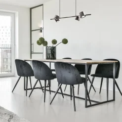 Moderne 4-lichts hanglamp inclusief verstelbare LED spots><noscript><img width=