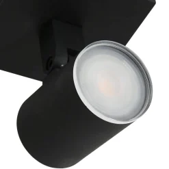 Moderne 1-lichts opbouw spot zwart inclusief LED></noscript>Straluma Hot
