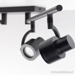 Moderne opbouwspot mat zwart 4-lichts><noscript><img width=
