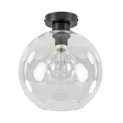 Moderne plafondlamp globe helder glas>Straluma Outlet
