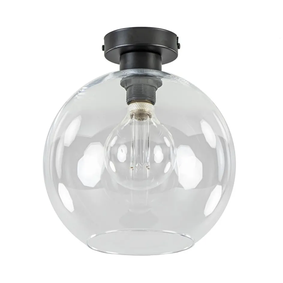 Moderne plafondlamp globe helder glas>Straluma Outlet