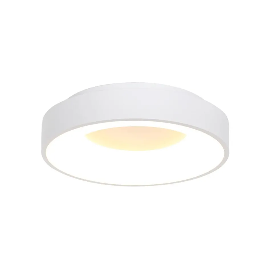Moderne plafondlamp wit met geïntegreerd LED>Straluma Best