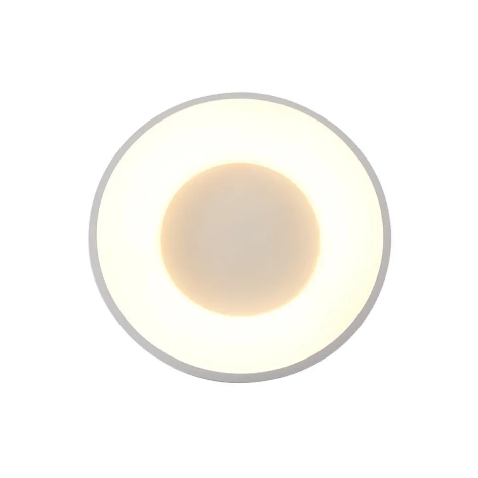 Moderne plafondlamp wit met geïntegreerd LED>Straluma Best