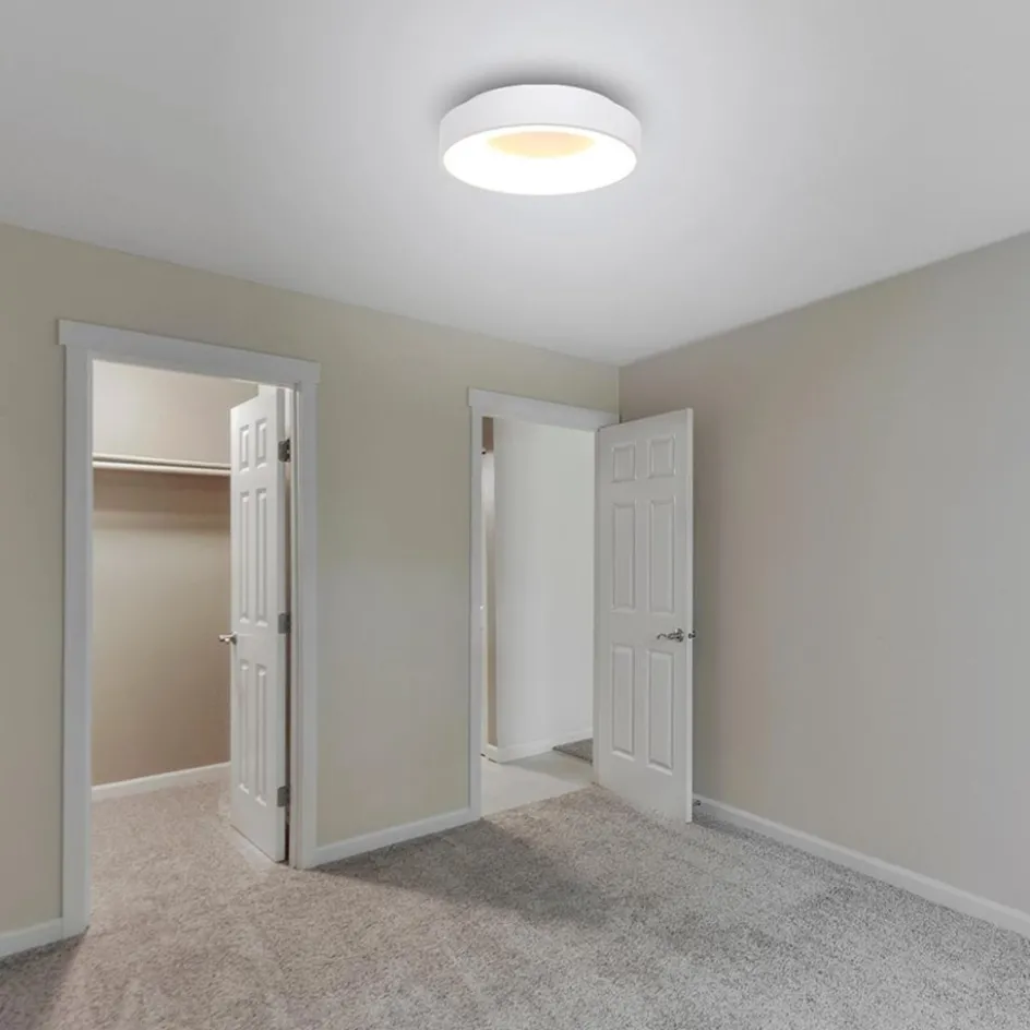 Moderne plafondlamp wit met geïntegreerd LED>Straluma Best