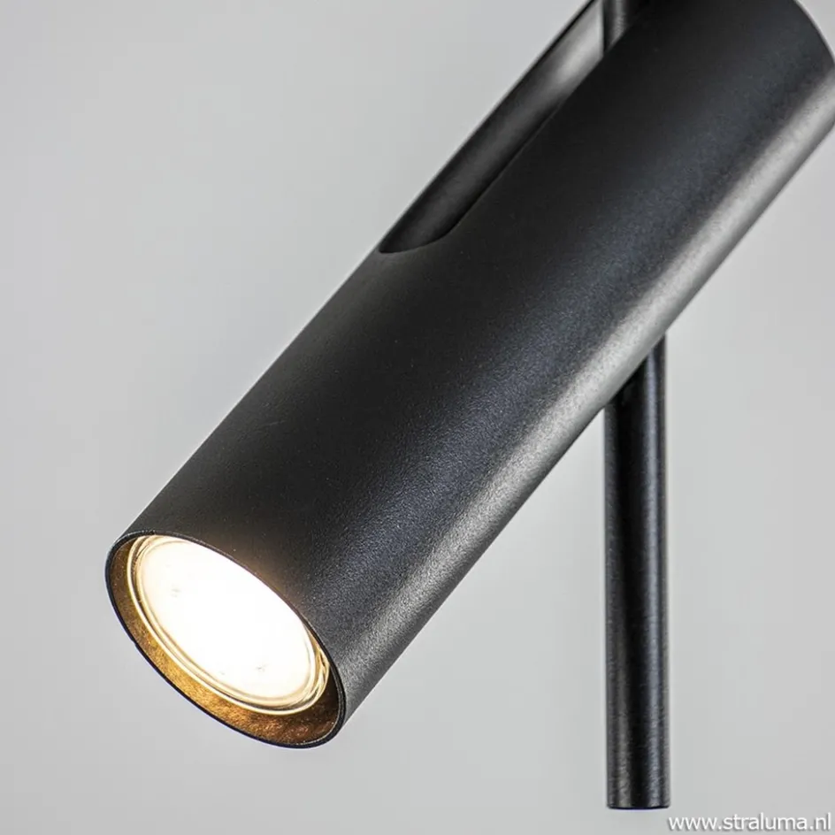 Moderne plafondspot zwart metaal verstelbaar>Straluma Sale