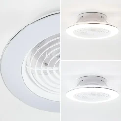 Moderne plafondventilator inclusief dimbaar LED klein></noscript>Straluma Discount