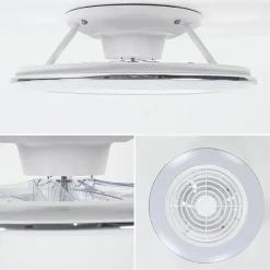 Moderne plafondventilator inclusief dimbaar LED klein></noscript>Straluma Discount