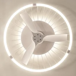 Moderne plafondventilator wit inclusief LED verlichting></noscript>Straluma Hot