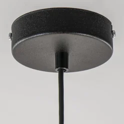 Moderne retro hanglamp zwart met witte bollen><noscript><img width=