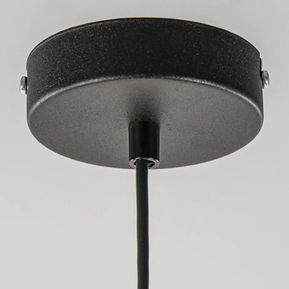 Moderne retro hanglamp zwart met witte bollen>Straluma Sale