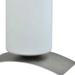 Moderne tafellamp Oblica zuil nikkel>Straluma Online